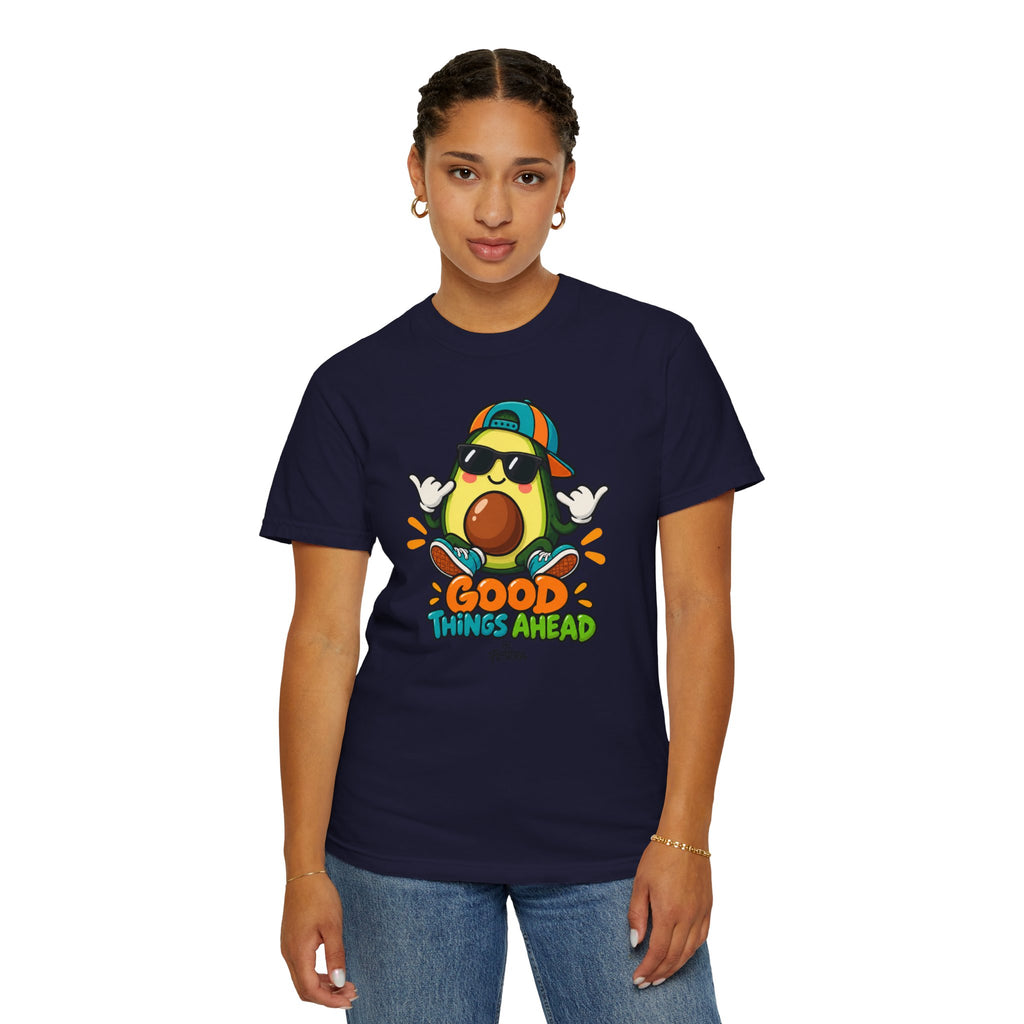 Good Things Ahead Avocado Graphic T-Shirt | Festora Everyday