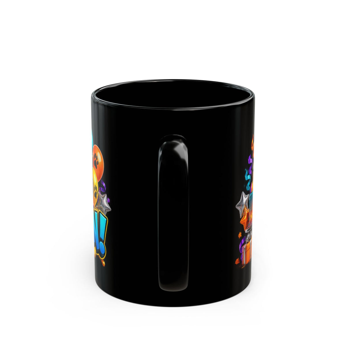 Frenchie Mode Party On French Bulldog Birthday Black Mug