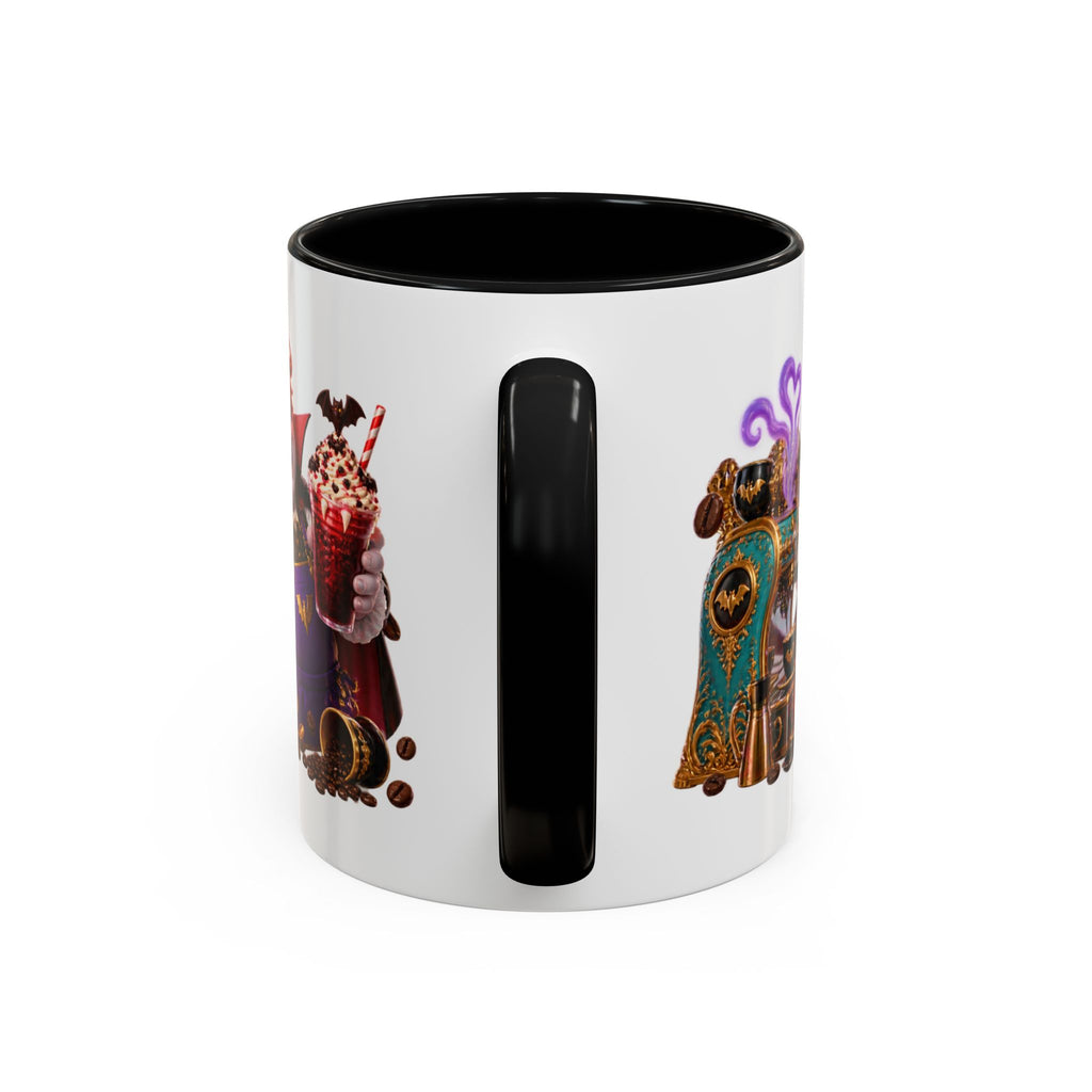Love at First Bite Vampire Barista Halloween White Mug