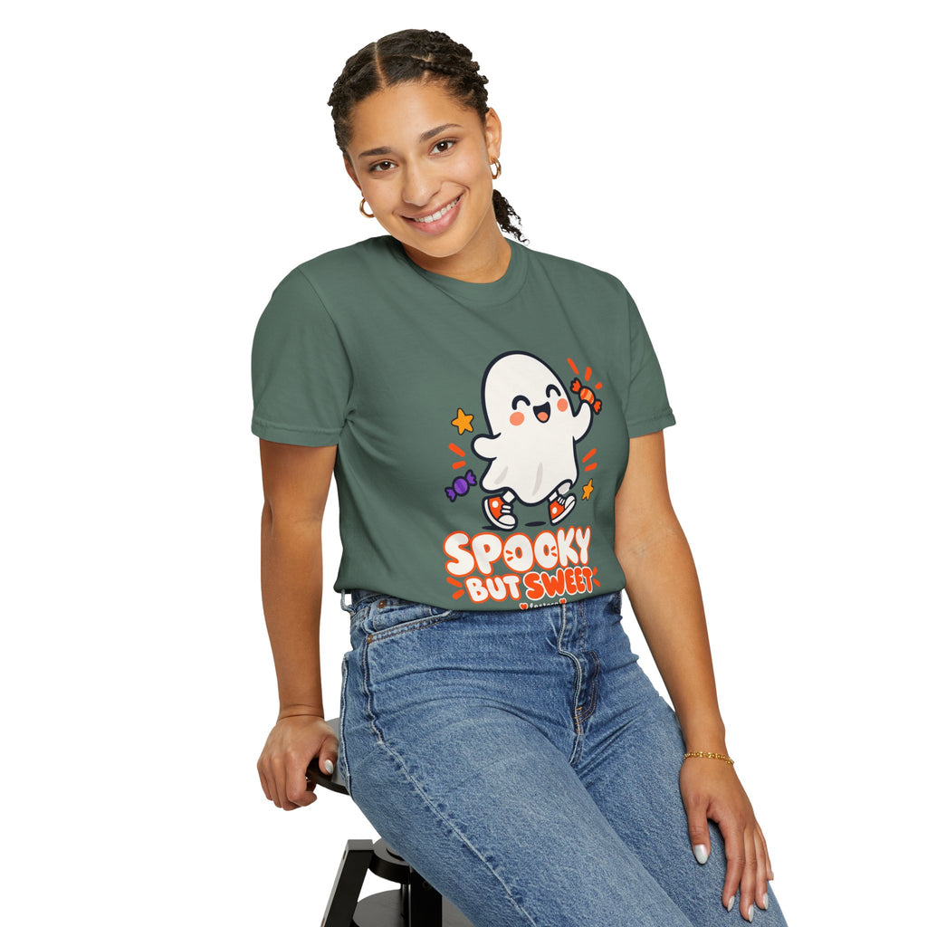 Spooky but Sweet Ghost T-Shirt | Cute Halloween Graphic Tee