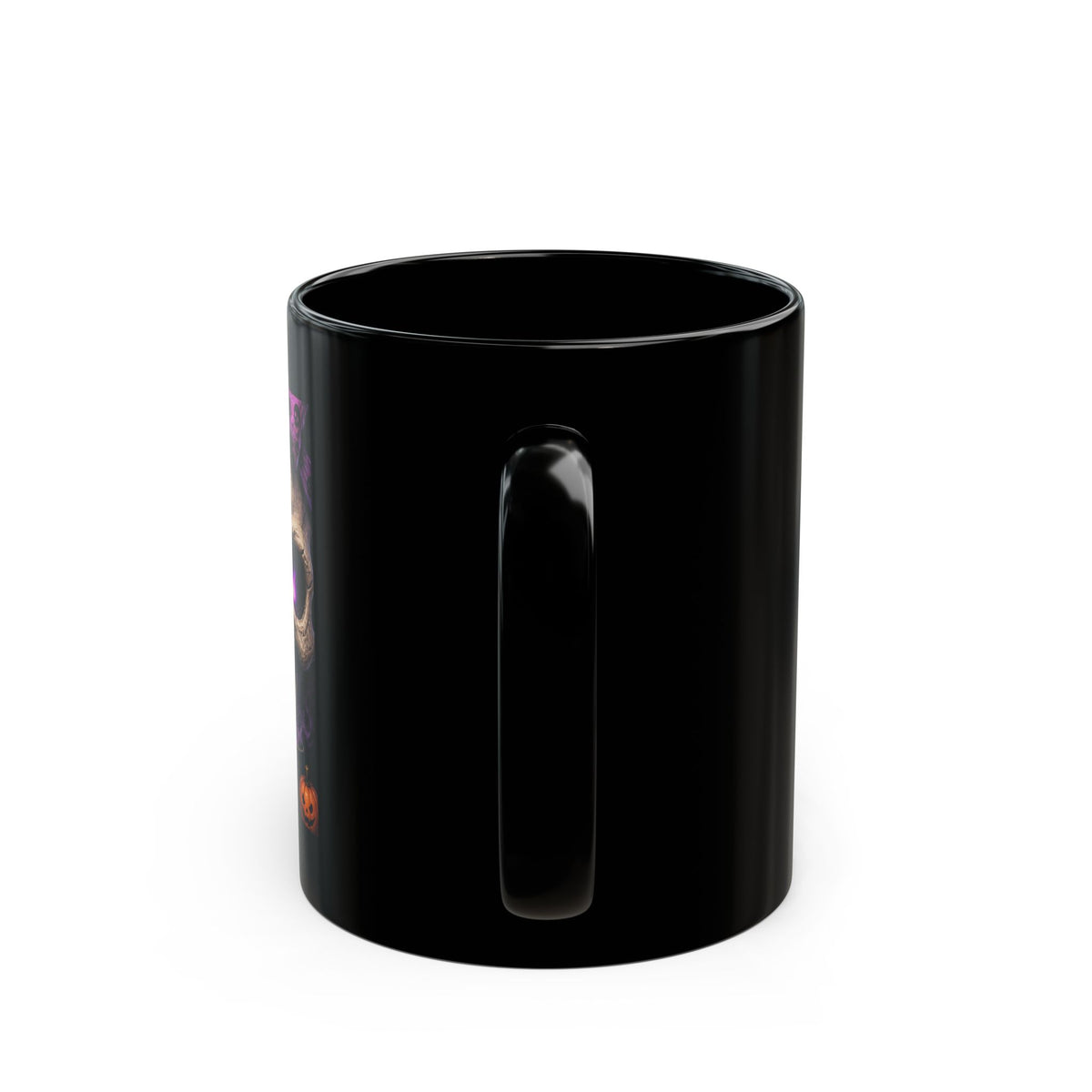Dead Tired But Still Slaying Black Mug — Halloween Skull Coffee Cup (11oz & 15oz)