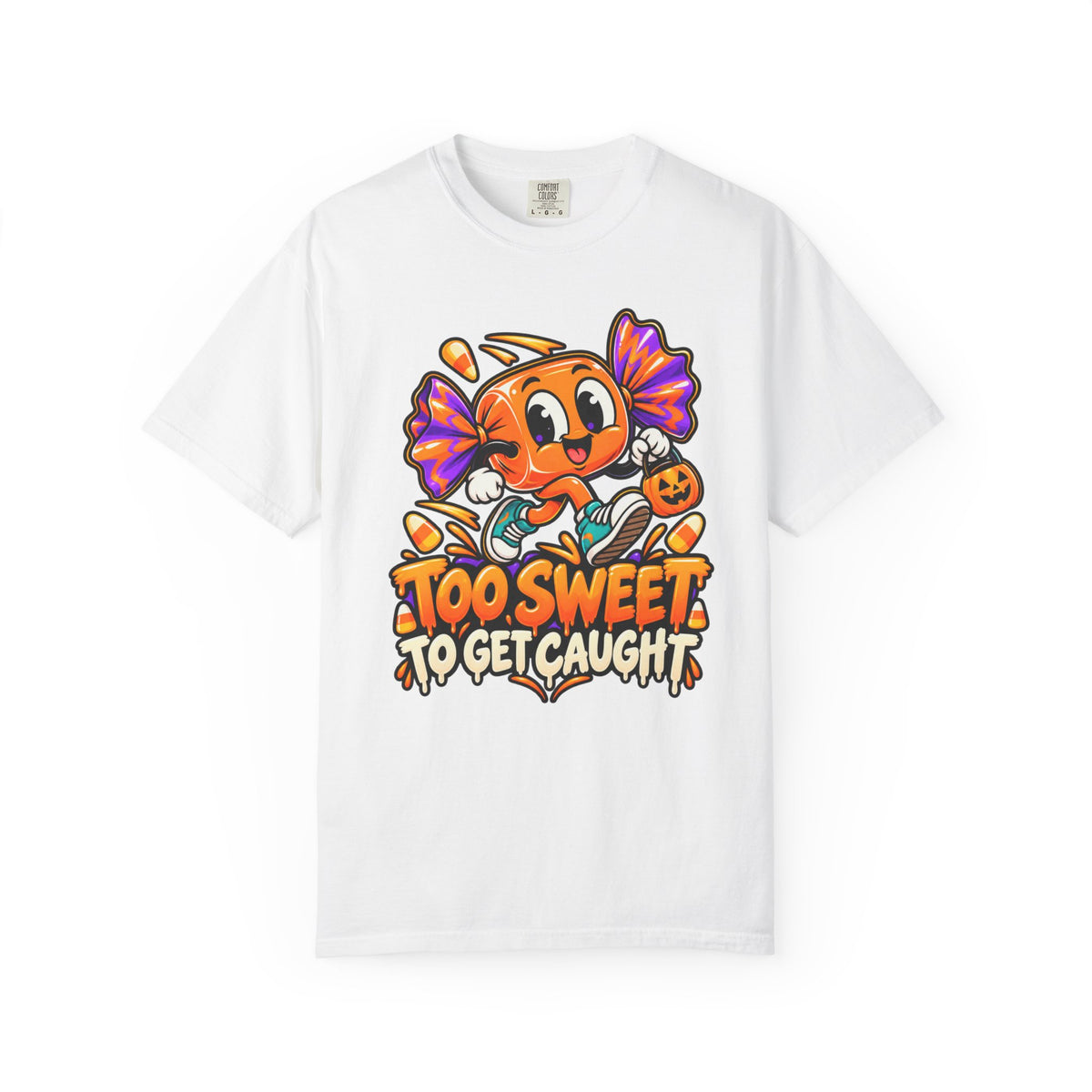 Too Sweet to Get Caught – Cute Halloween Candy T-Shirt