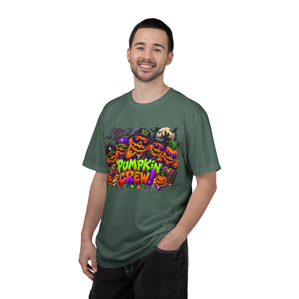 Pumpkin Crew Halloween T-Shirt – Funny Jack O’ Lantern Graphic Tee