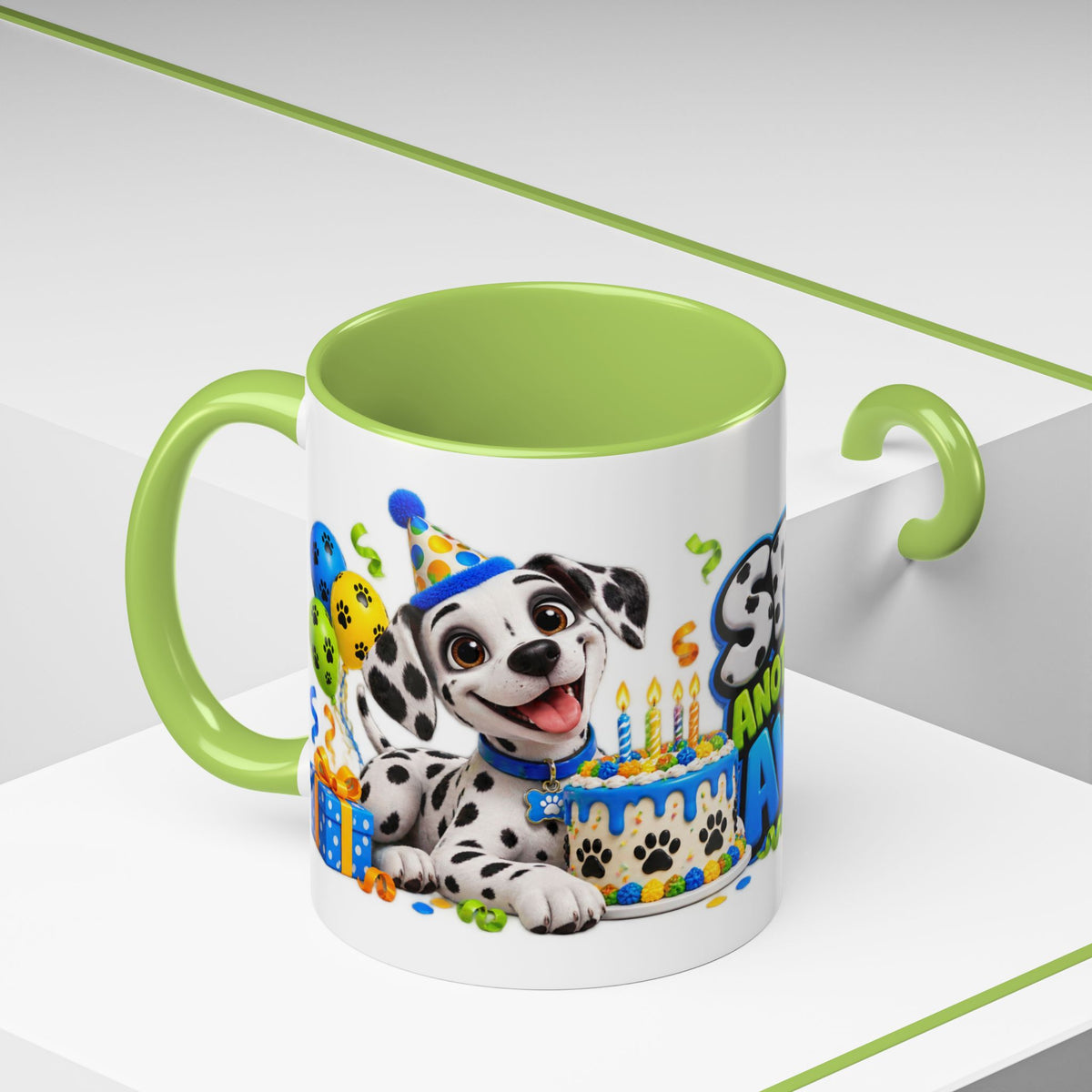 Dalmatian Birthday Mug – Spotted Another Year of Awesome White Coffee Cup