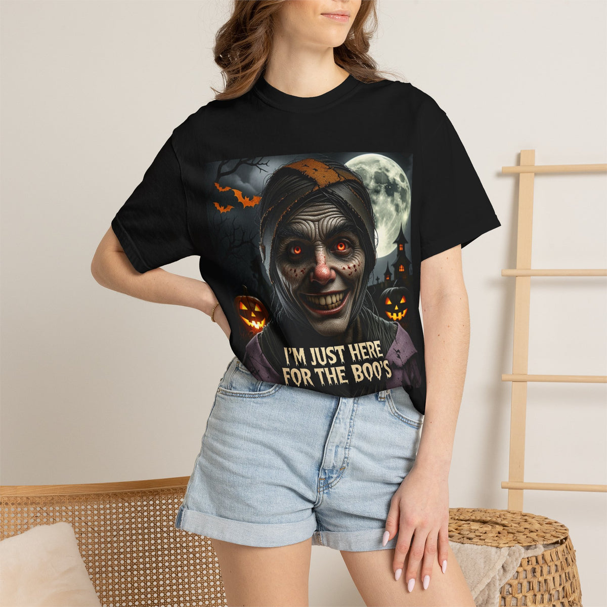 Halloween Boo's T-Shirt — Creepy Haunted Night Graphic Tee