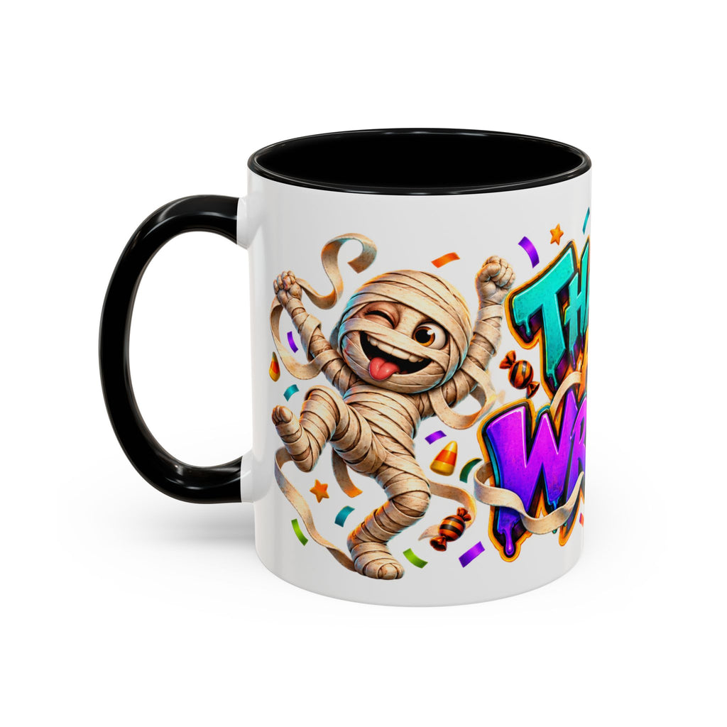 That’s a Wrap Funny Halloween Mummy Party White Mug