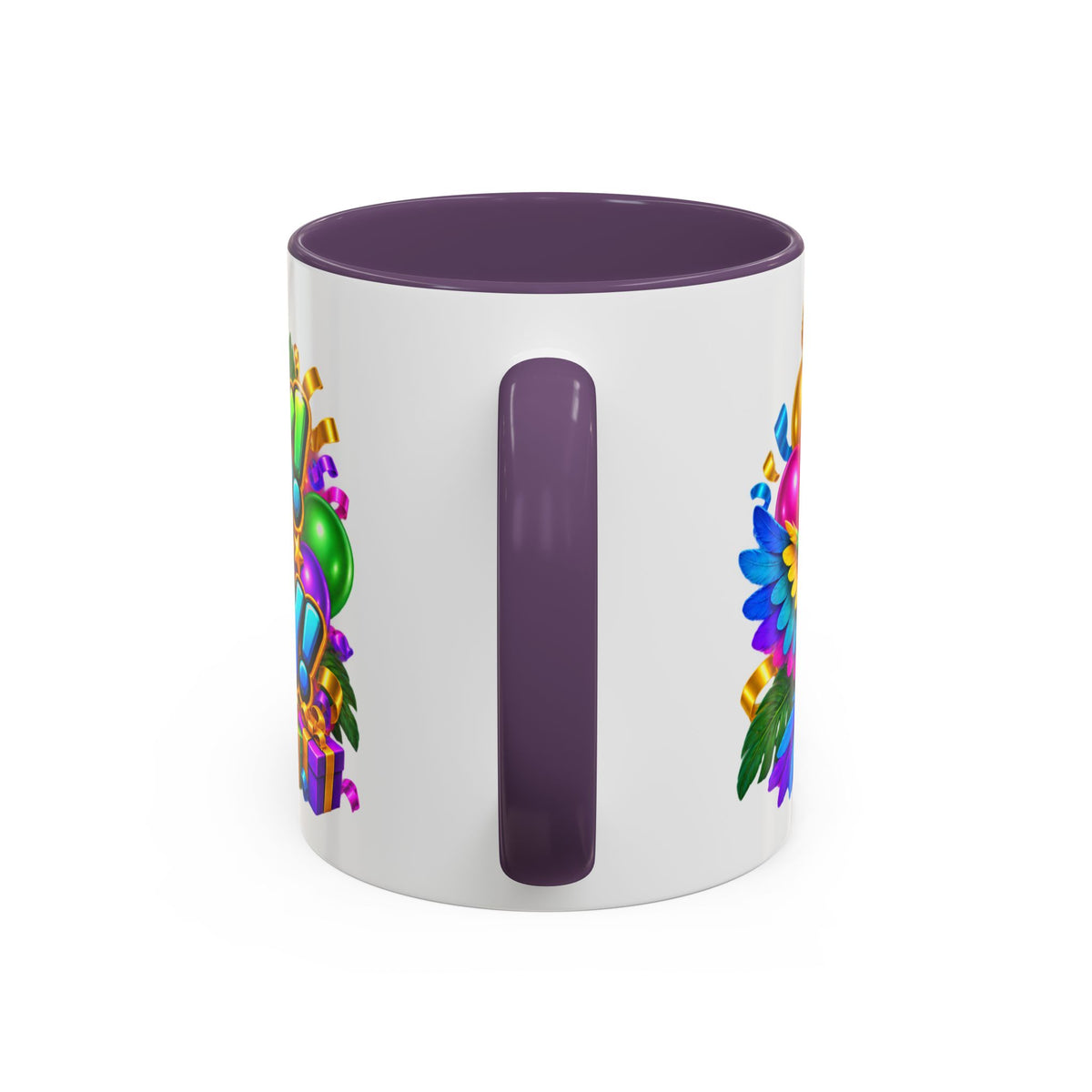 Squawk! It’s Your Birthday White Mug – Cute Parrot Birthday Cup, Colorful Tropical Party Gift