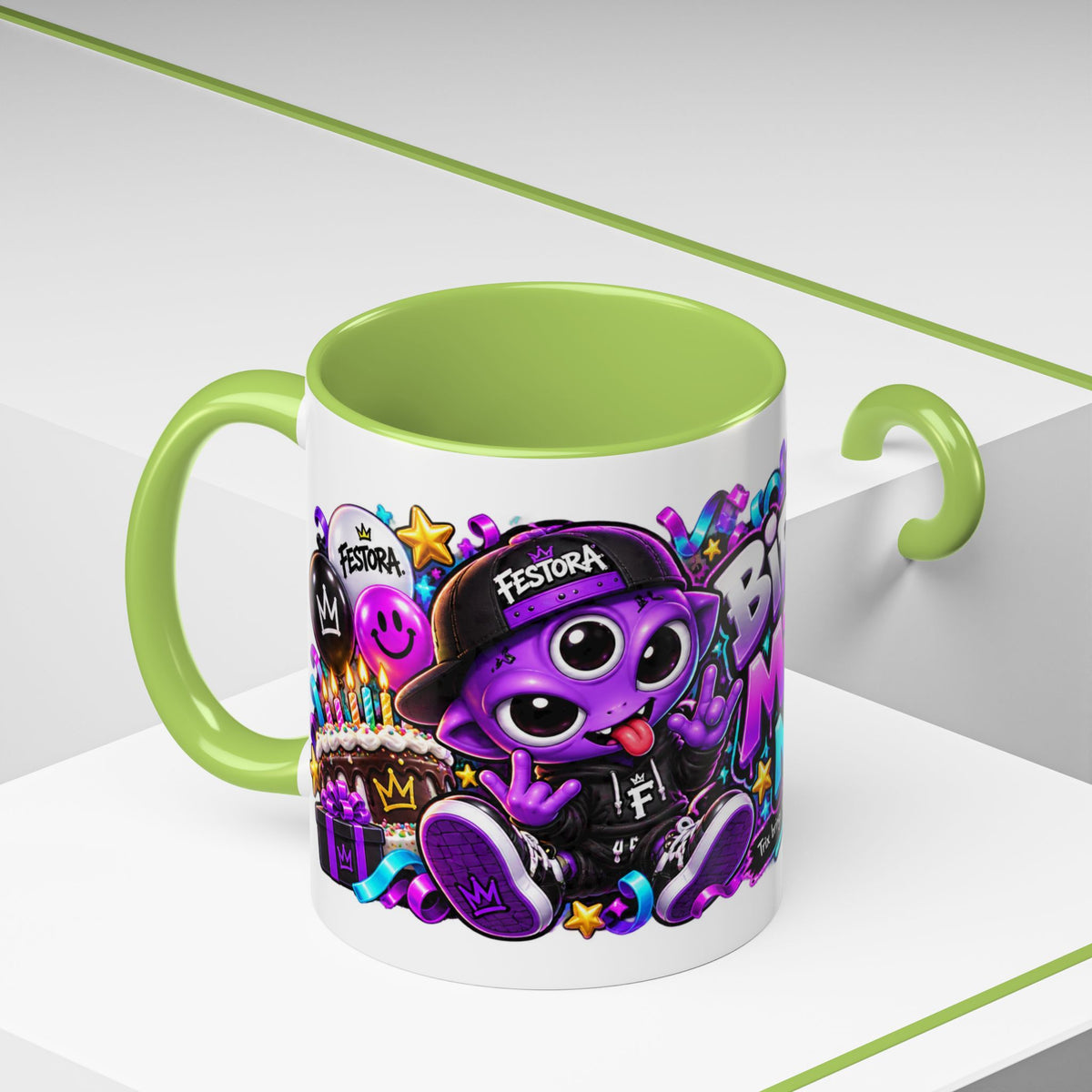Festora Alien Birthday Mug – Birthday Mischief Mode Coffee Cup