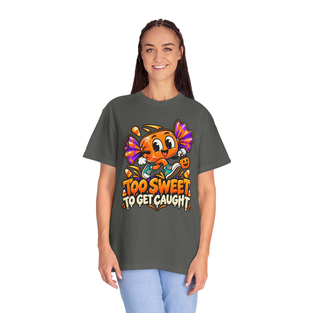 Too Sweet to Get Caught – Cute Halloween Candy T-Shirt