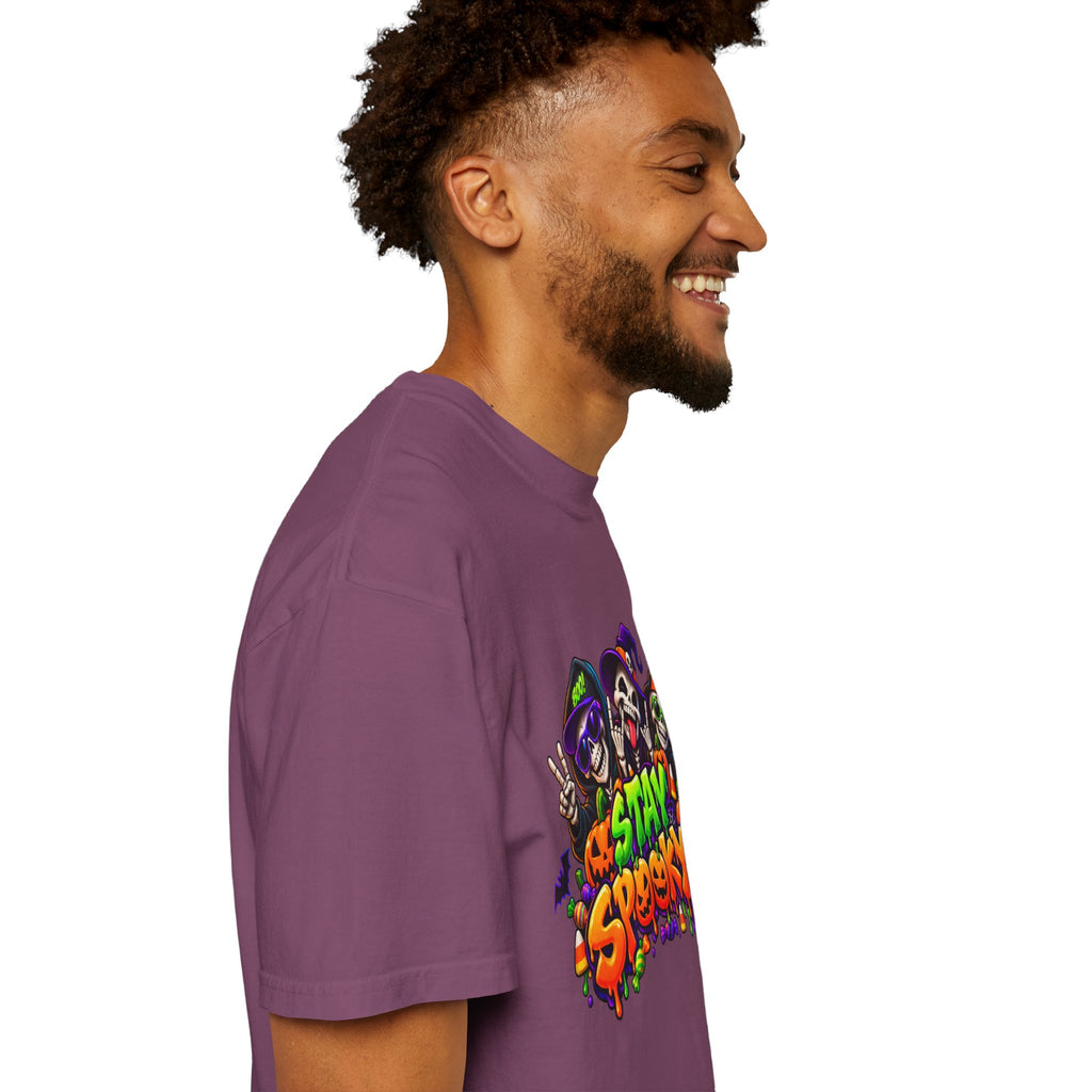 Stay Spooky Halloween T-Shirt – Funny Skeleton Crew Colorful Graphic Tee