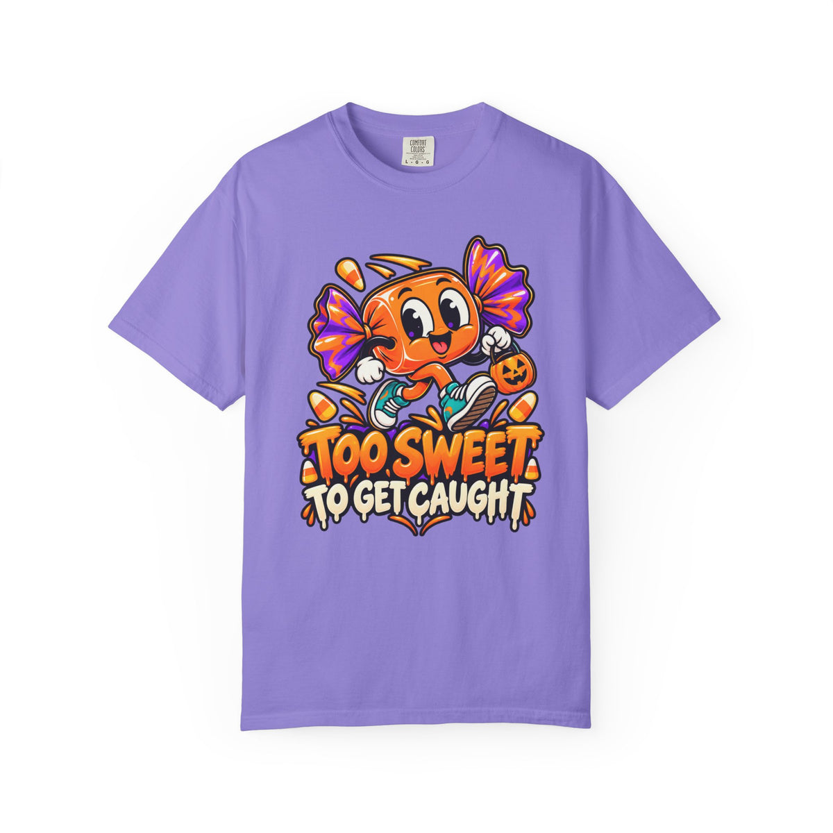 Too Sweet to Get Caught – Cute Halloween Candy T-Shirt