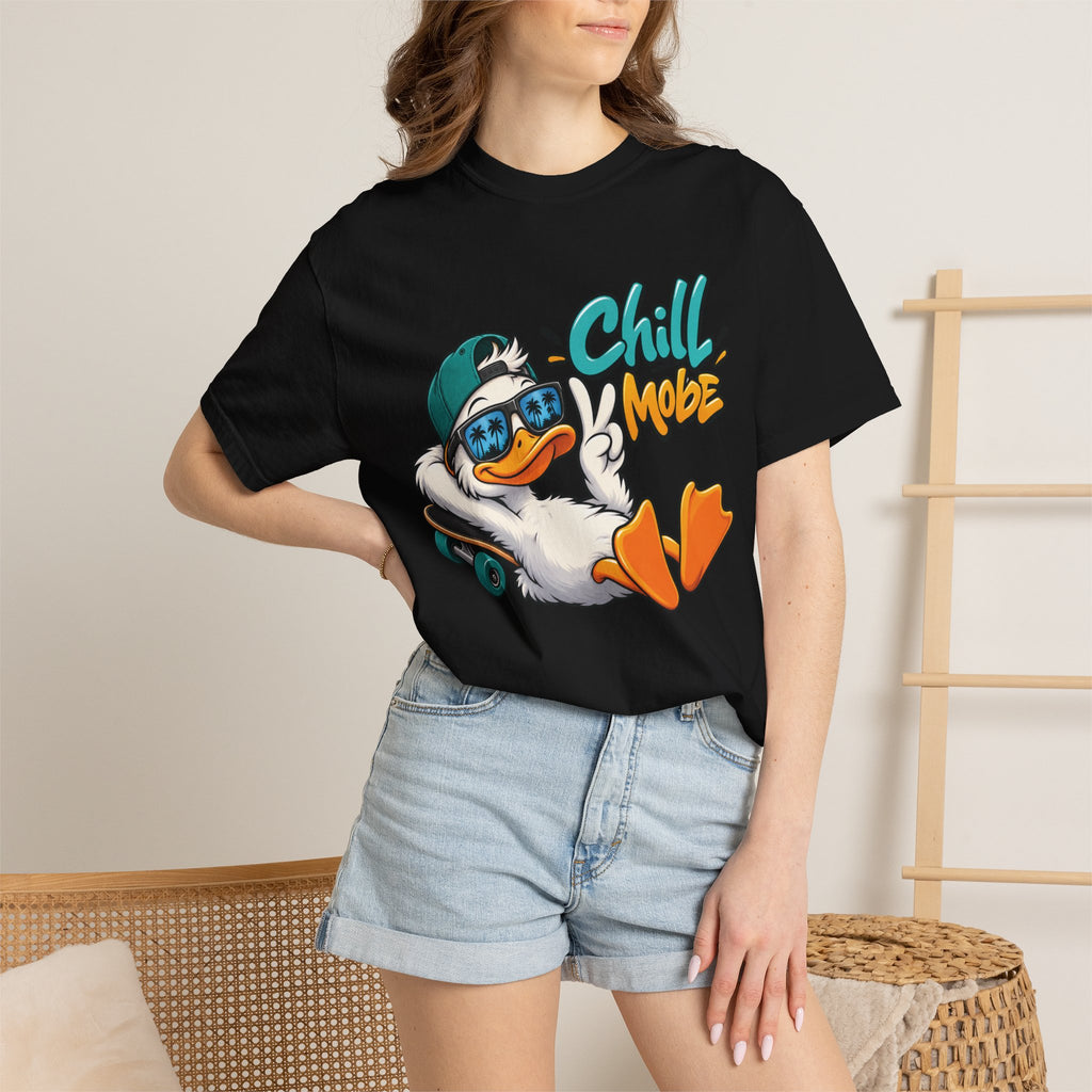 Chill Mode Duck Graphic T-Shirt | Festora Everyday