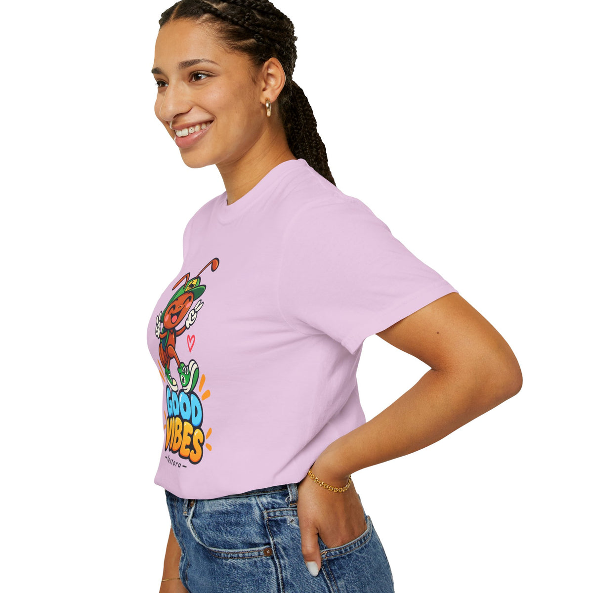 Good Vibes – Happy Ant Graphic T-Shirt