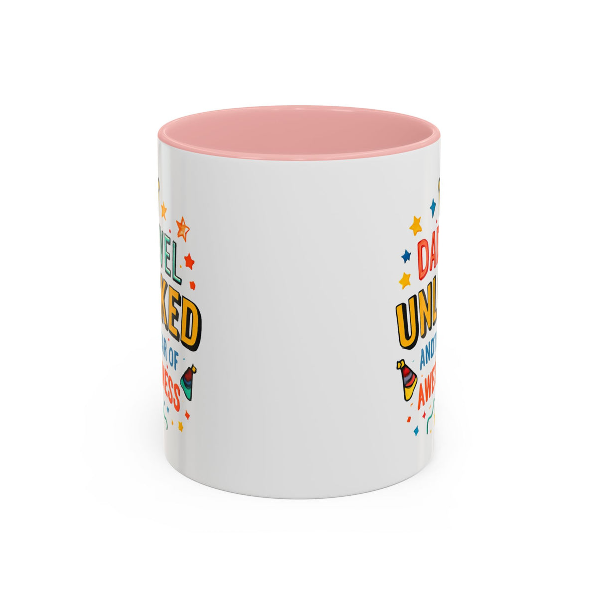 Dad Level Unlocked Coffee Mug – Funny Father’s Day 11/15oz Accent Mug