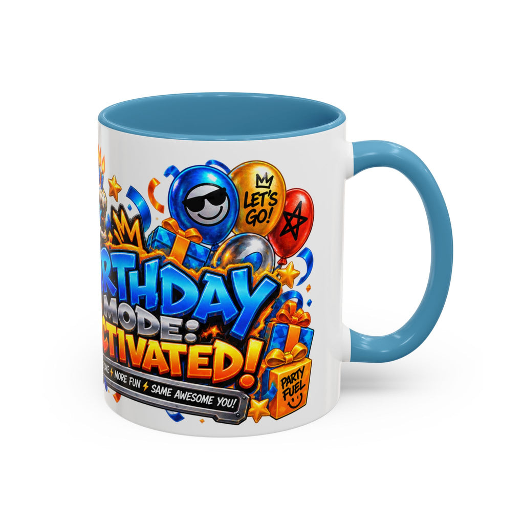 Festora Robot Birthday Mug – Birthday Mode Activated Coffee Cup