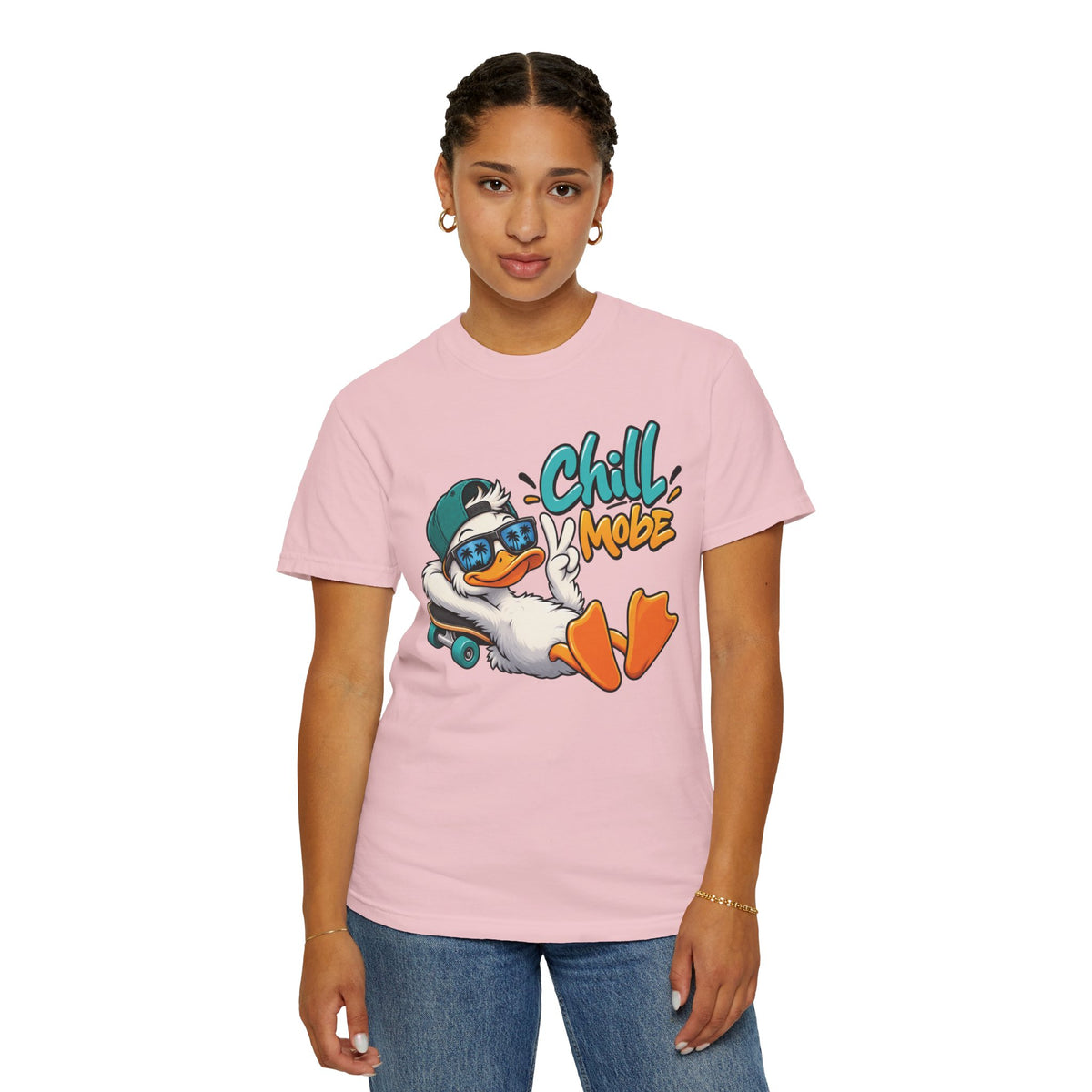 Chill Mode Duck Graphic T-Shirt | Festora Everyday