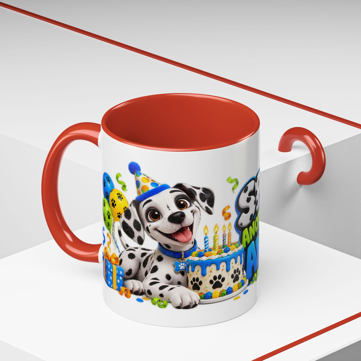 Dalmatian Birthday Mug – Spotted Another Year of Awesome White Coffee Cup
