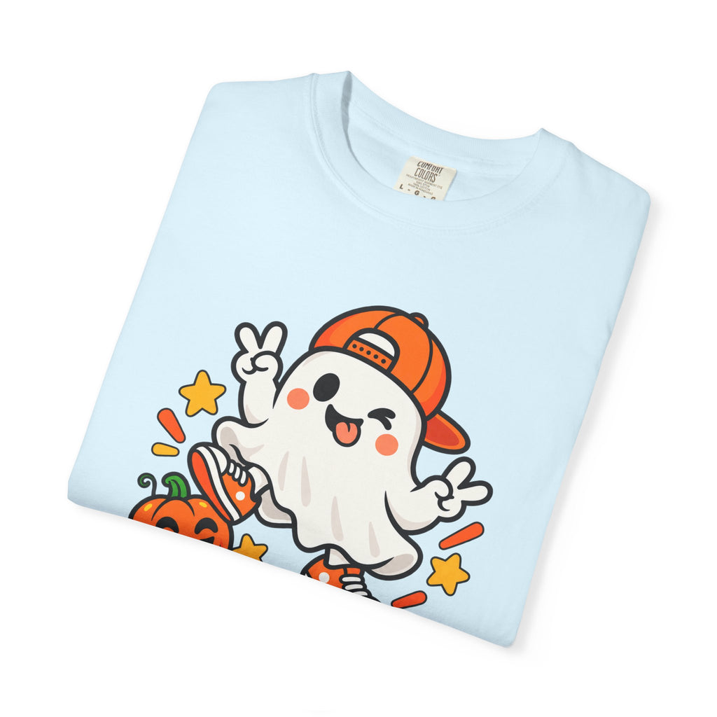 Just Boo It Halloween T-Shirt | Cute Skater Ghost Graphic Tee