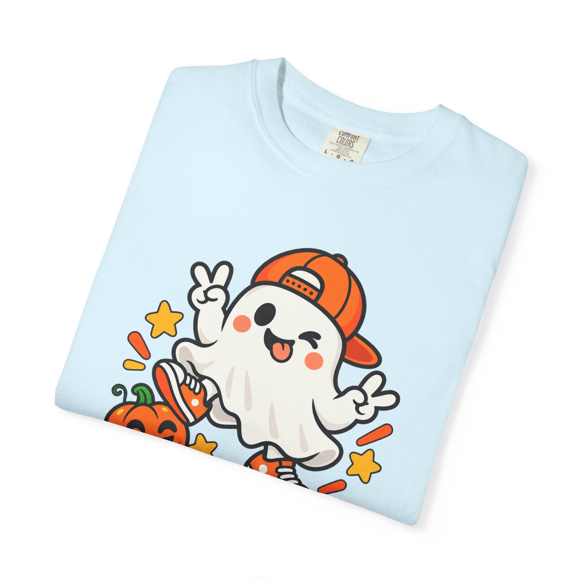 Just Boo It Halloween T-Shirt | Cute Skater Ghost Graphic Tee