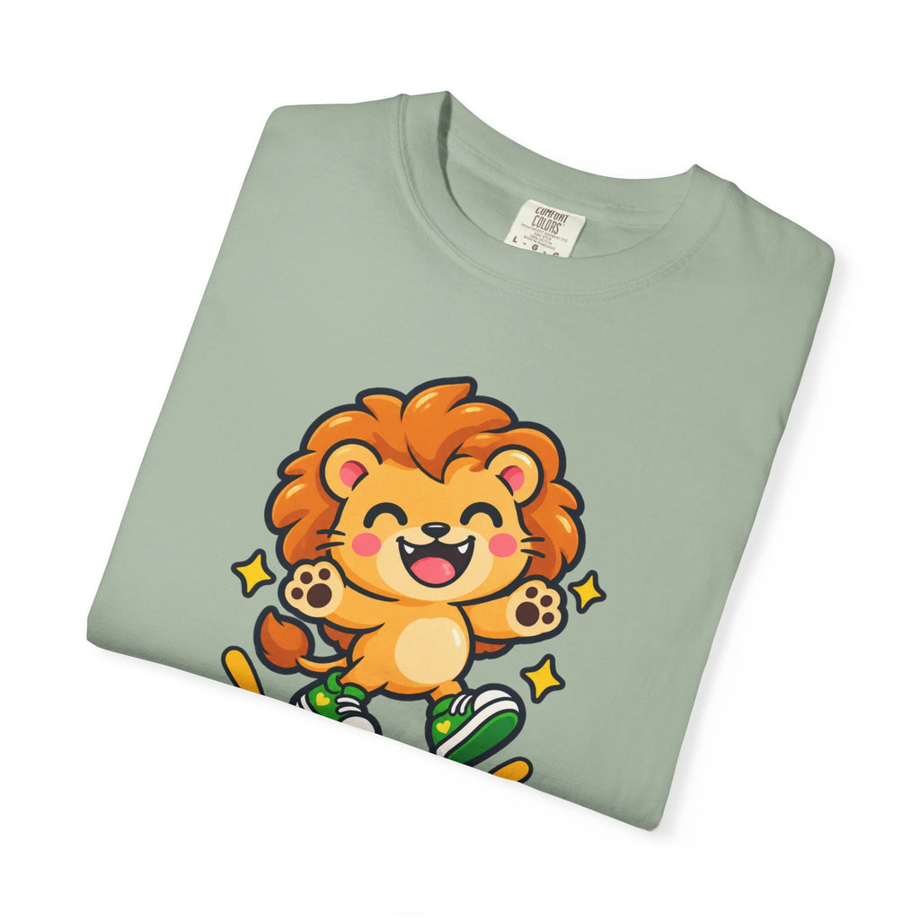 Stay Roarsome – Cute Happy Lion Graphic T-Shirt