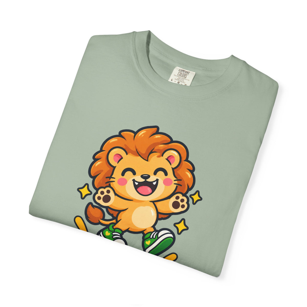 Stay Roarsome – Cute Happy Lion Graphic T-Shirt