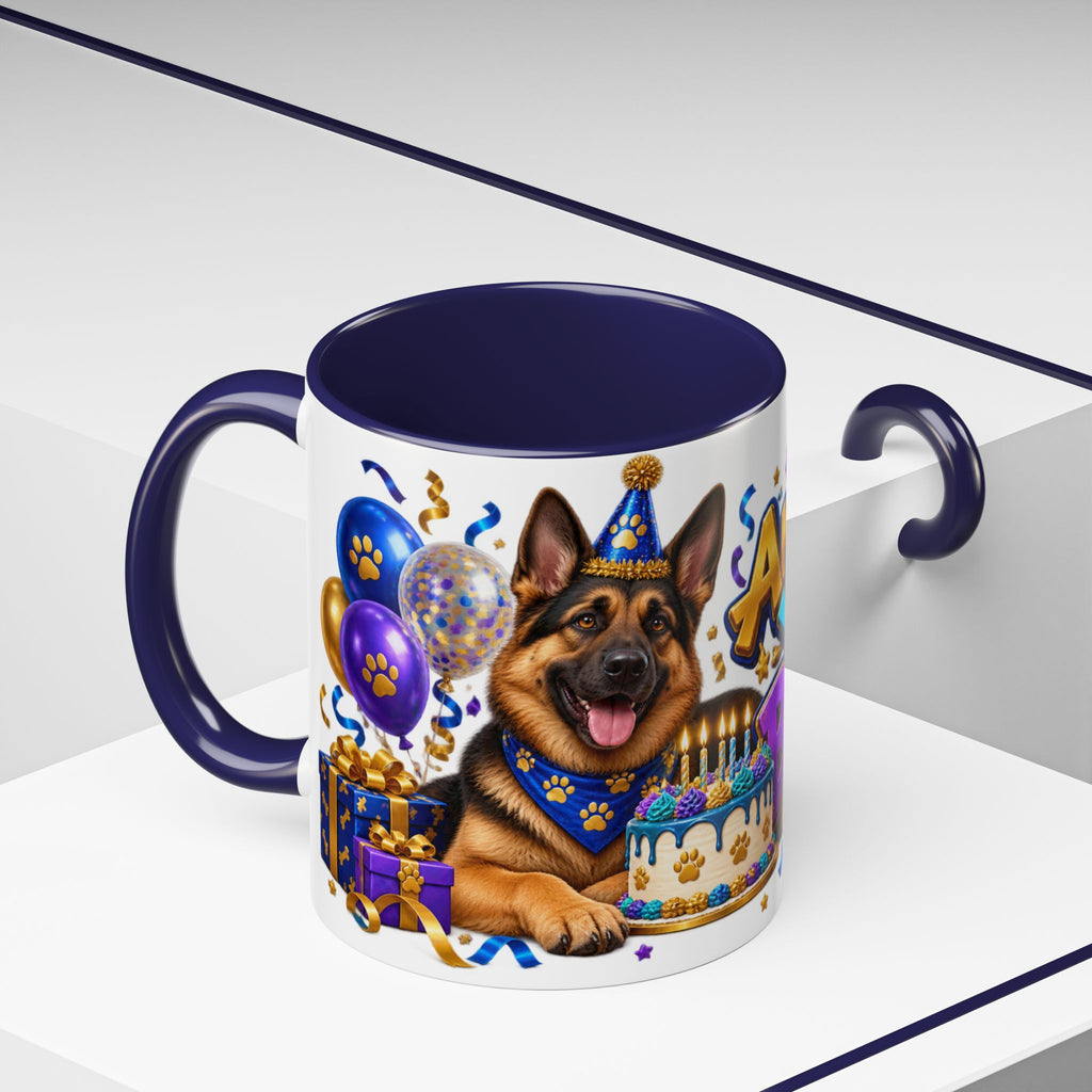 German Shepherd Birthday Mug – Another Year Bolder White Coffee Cup
