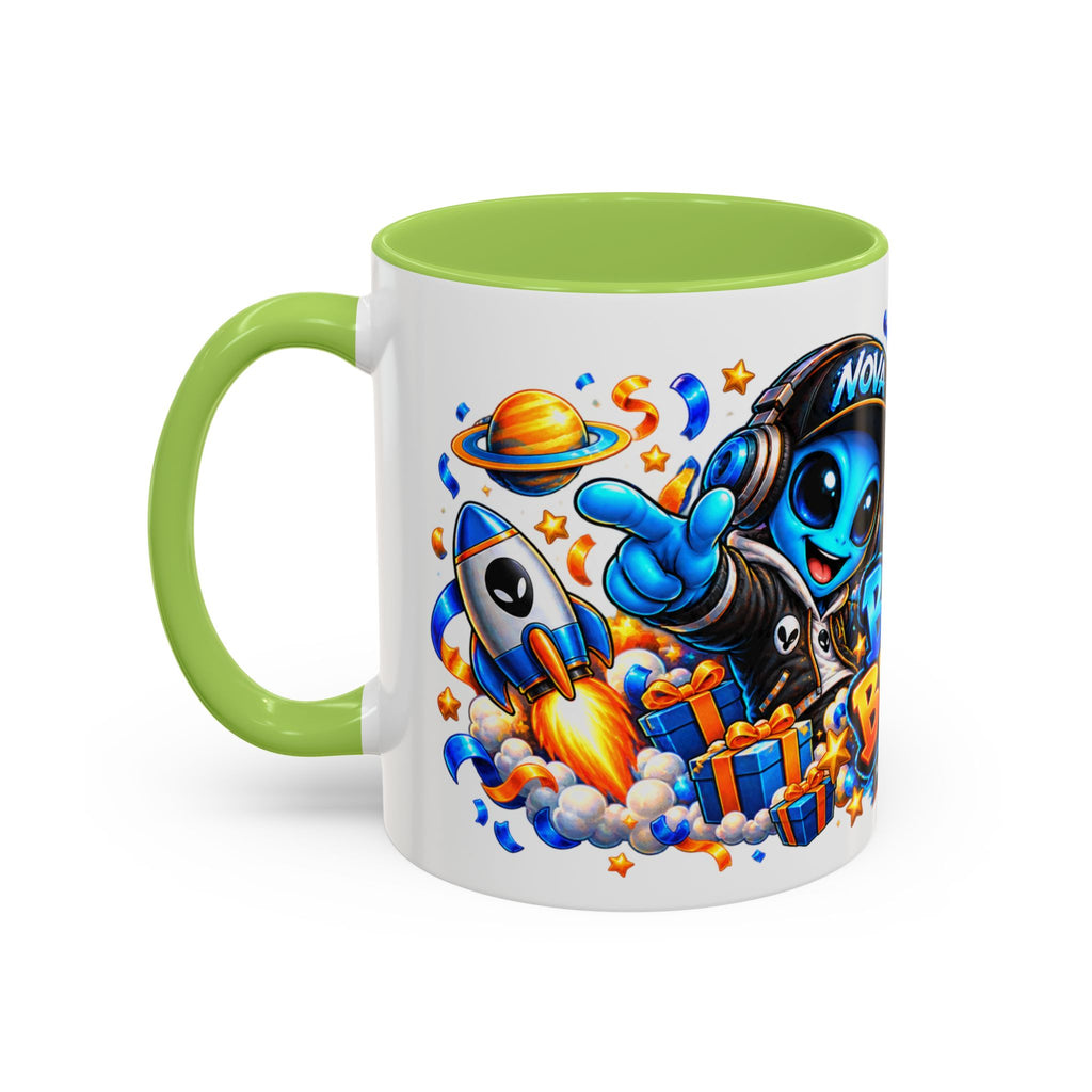 Festora Alien Birthday Mug – Birthday Blast Off Coffee Cup