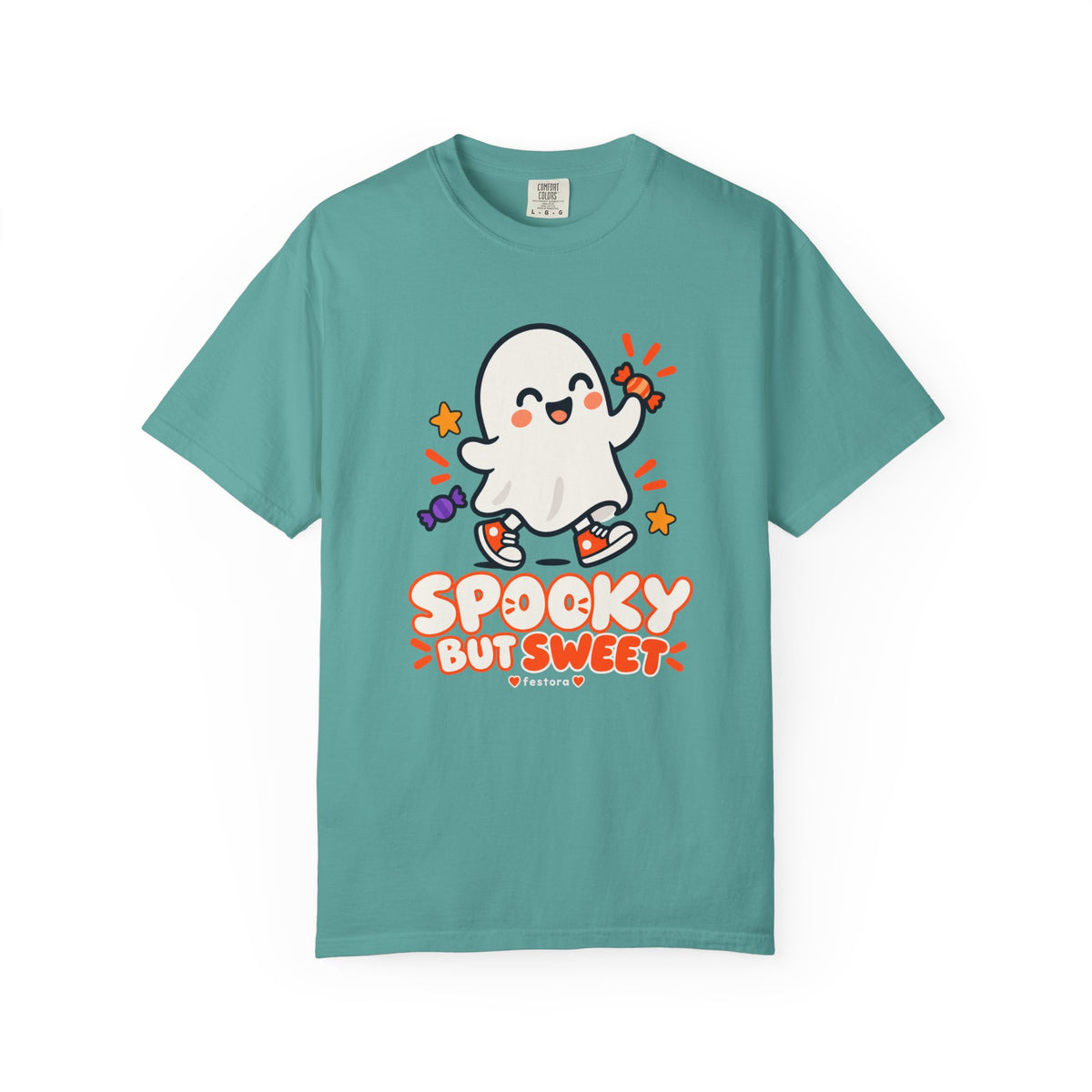 Spooky but Sweet Ghost T-Shirt | Cute Halloween Graphic Tee