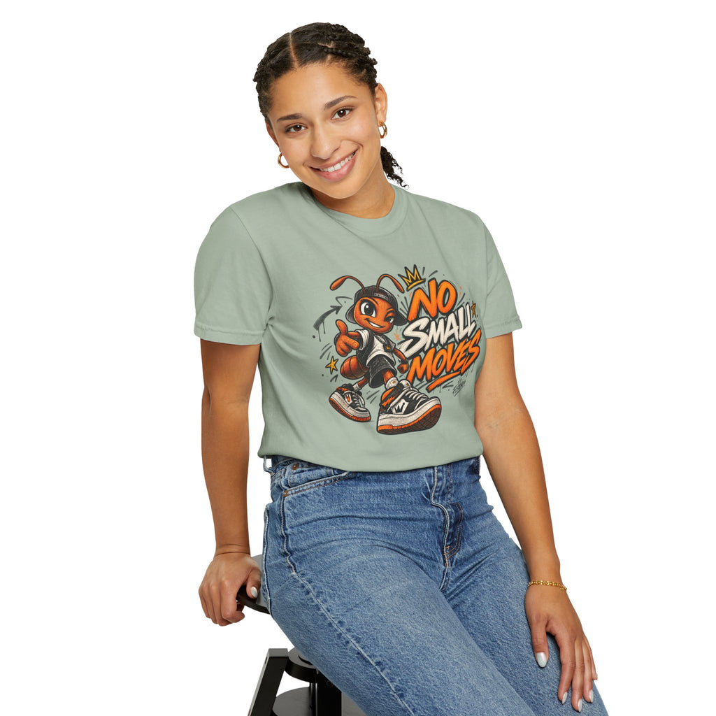 No Small Moves T-Shirt — Retro Sneaker Character Graphic Tee