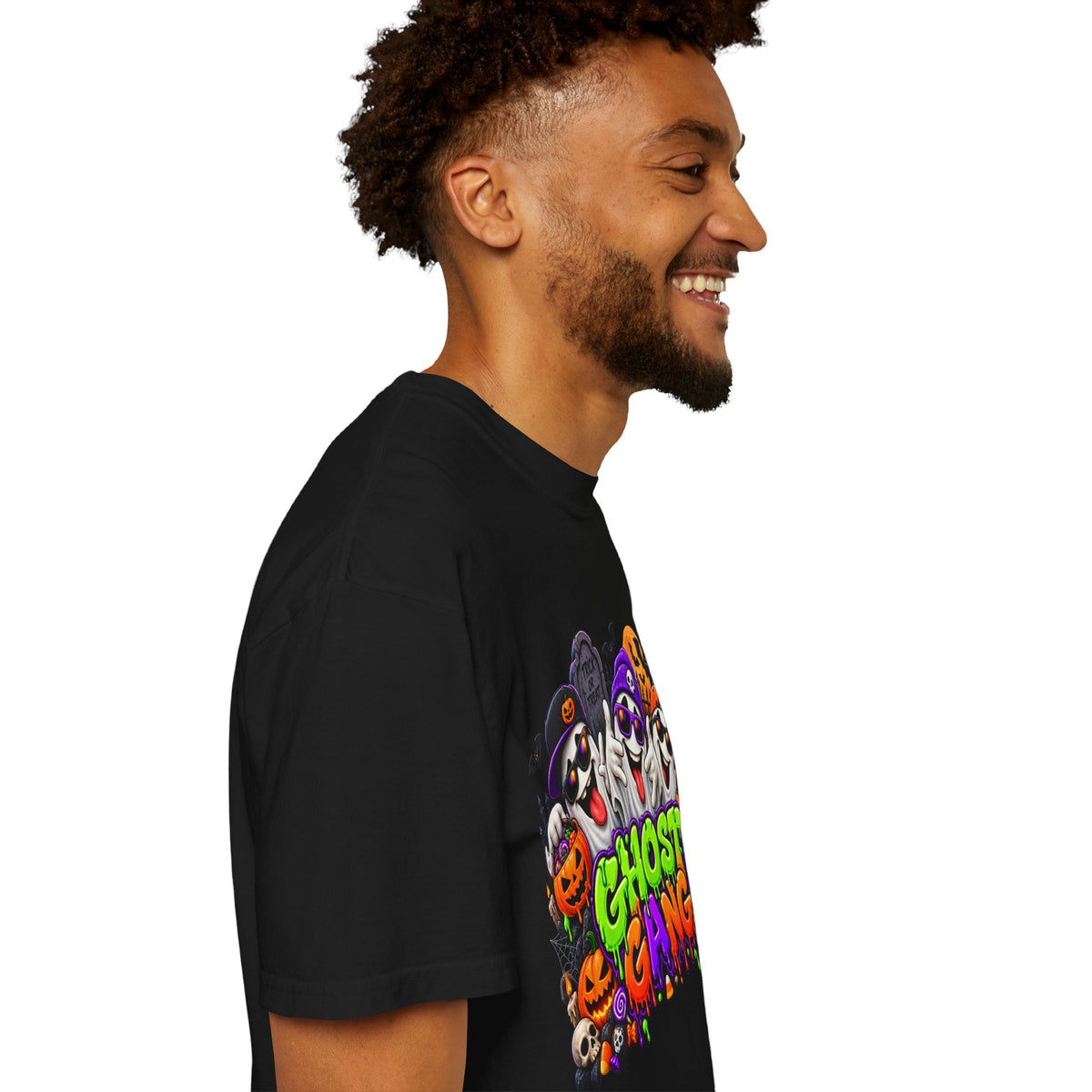 Ghost Gang Halloween T-Shirt – Funny Colorful Ghost Graphic Tee