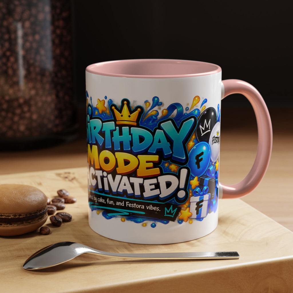 Festora Bot Birthday Mug – Birthday Mode Activated Robot Coffee Cup