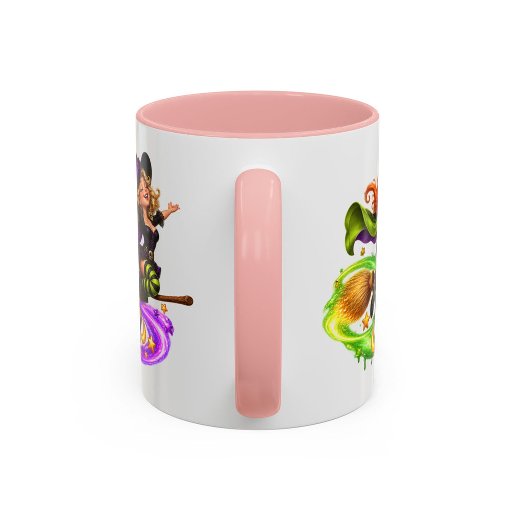 Witch Please I Fly First Class Halloween White Mug