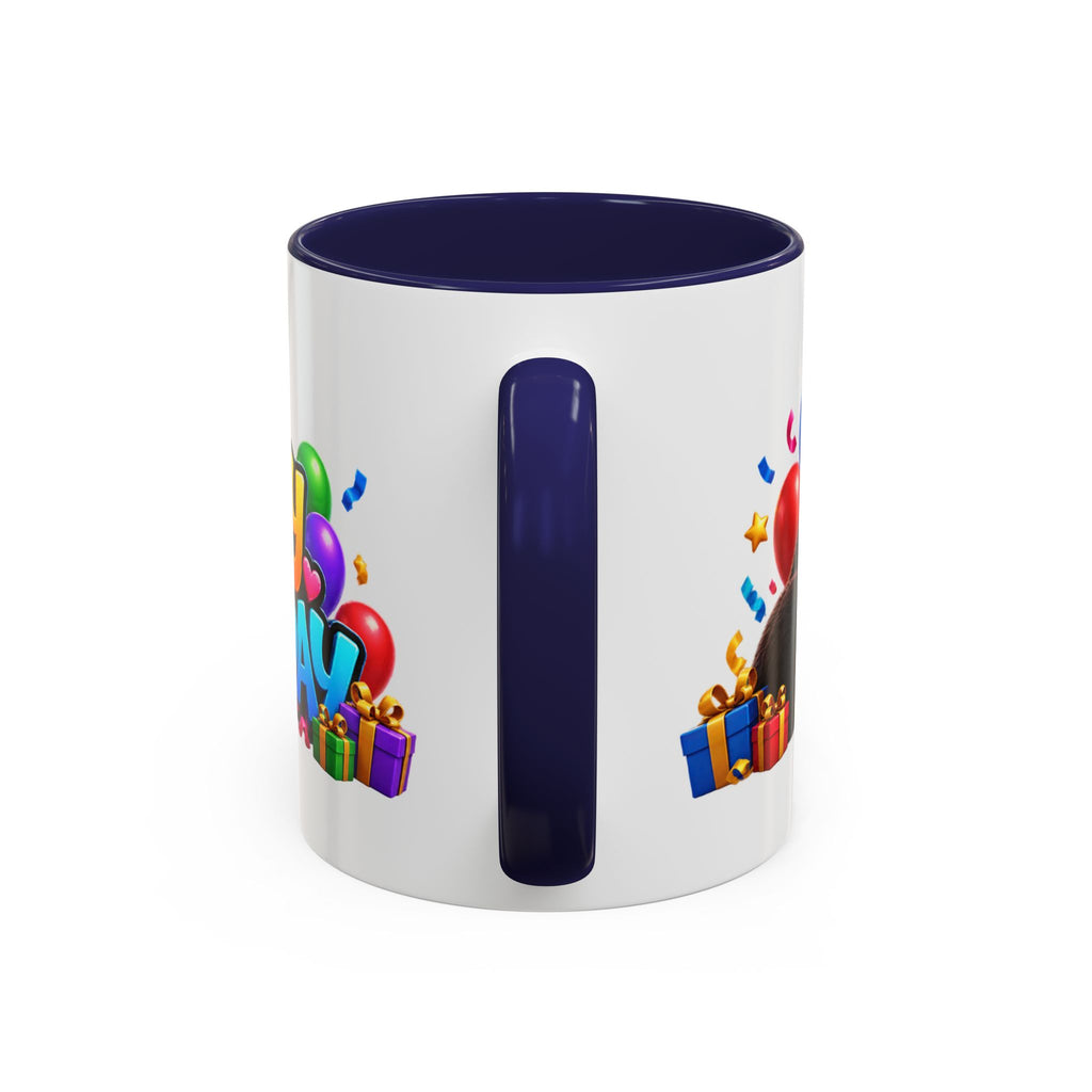 Gorilla Happy Birthday Mug - Colorful 3D Celebration Design