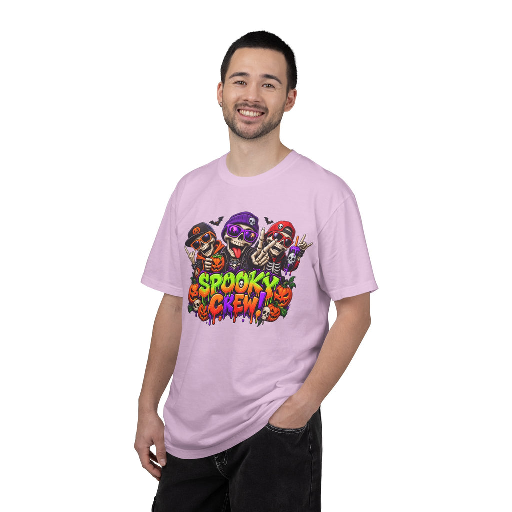 Spooky Crew Halloween T-Shirt – Funny Skeleton Graphic Tee