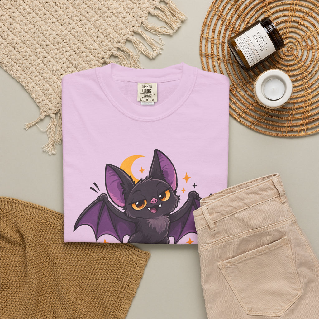 Born for the Night Shift – Cute Halloween Bat T-Shirt