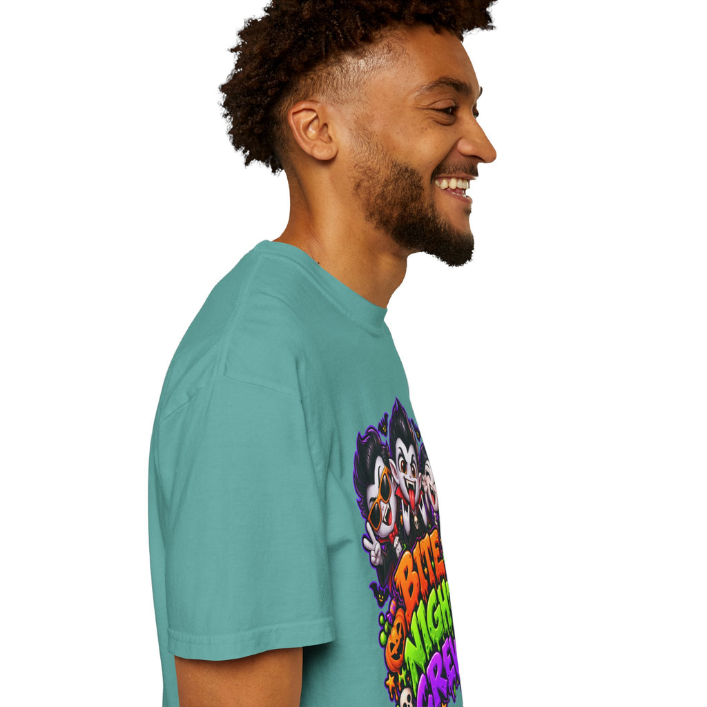 Bite Night Crew Halloween T-Shirt – Funny Vampire Graphic Tee