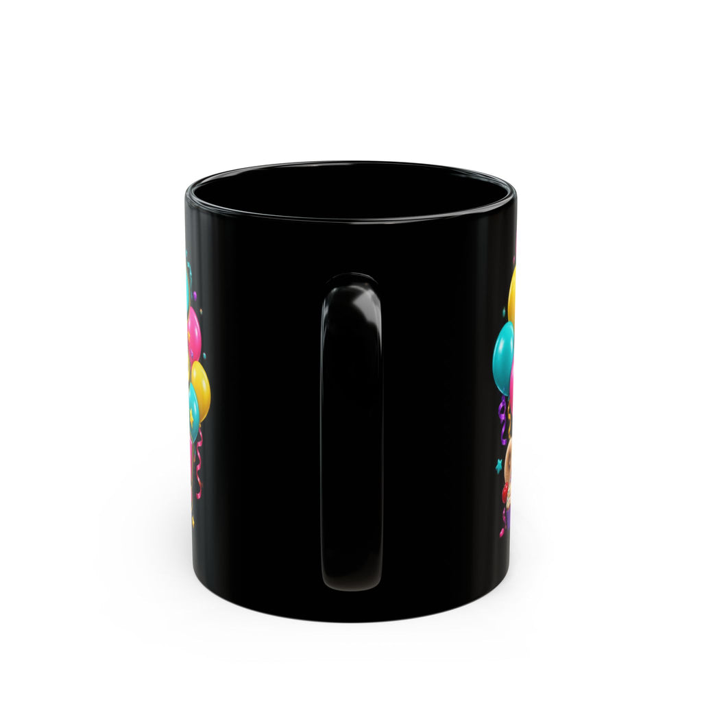 Aging I Thought You Said More Cake Pug Birthday Black Mug