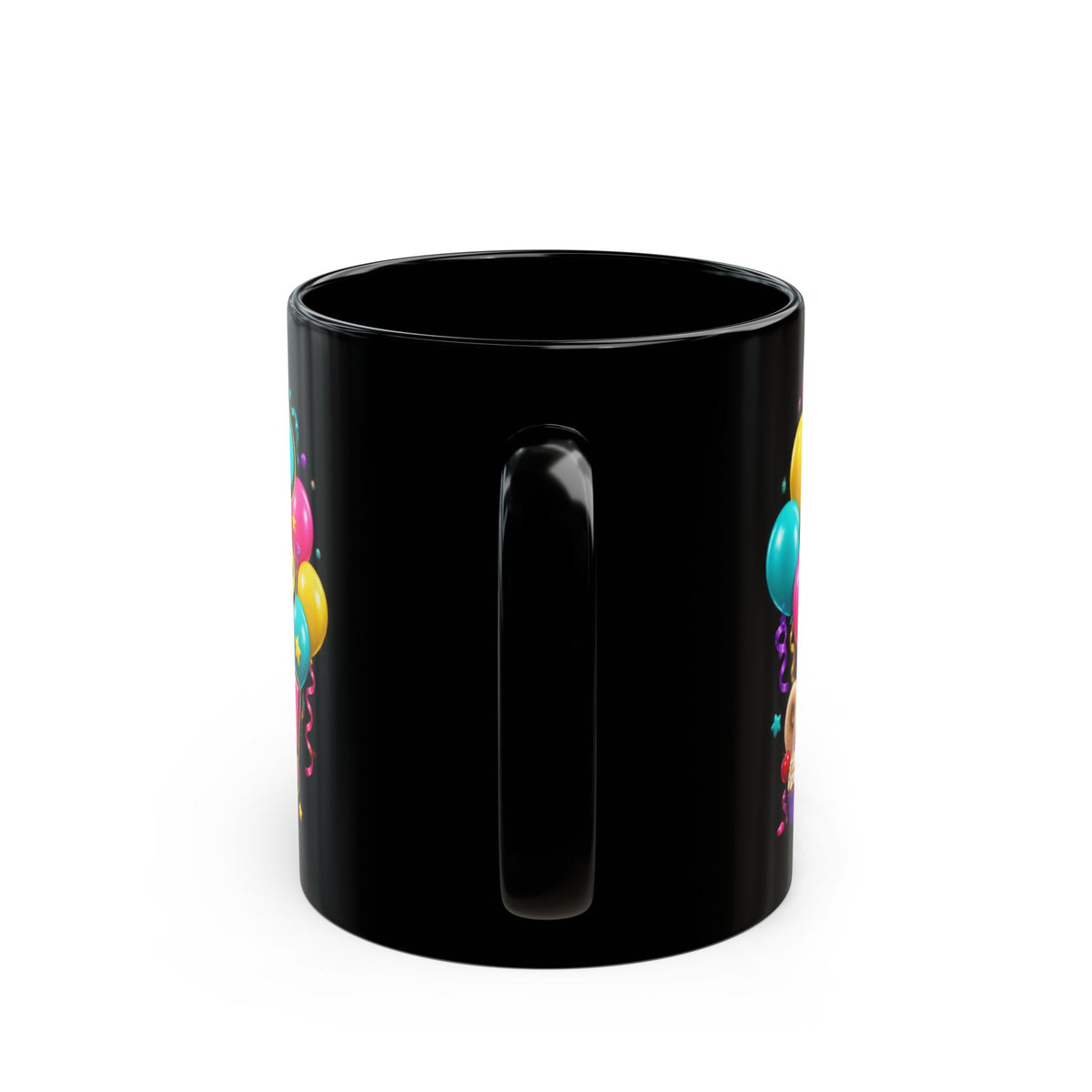 Aging I Thought You Said More Cake Pug Birthday Black Mug