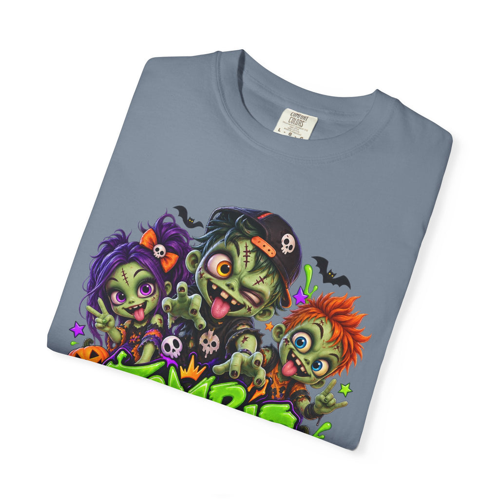 Zombie Party On! – Halloween Zombie Crew Graphic T-Shirt