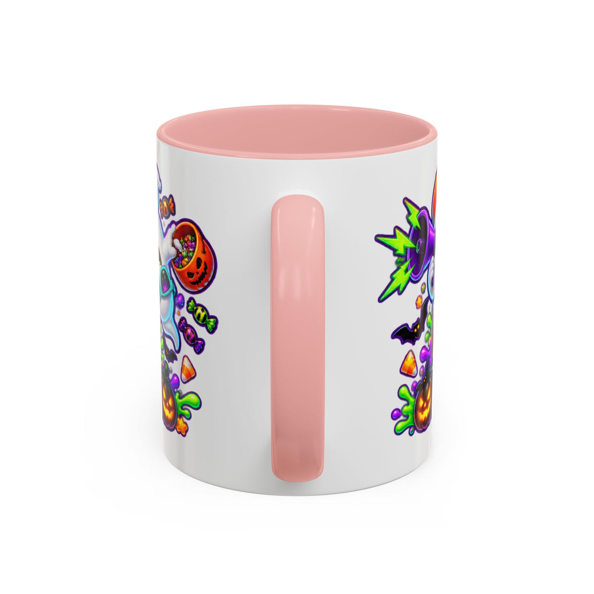No Rest for the Boo Crew Crazy Ghosts Halloween White Mug