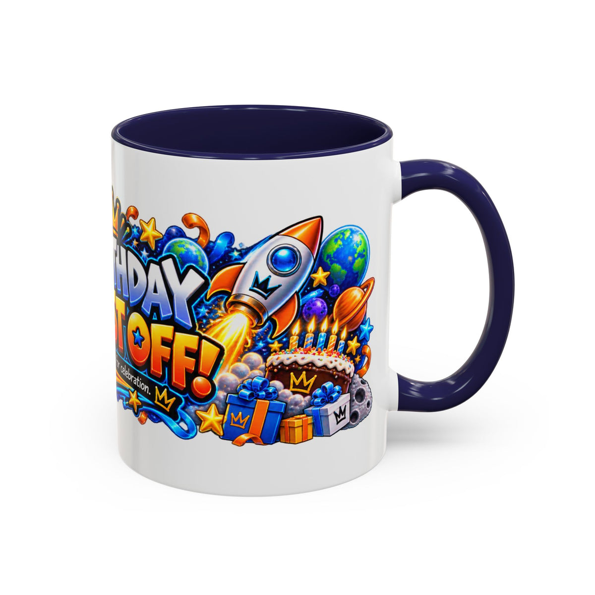 Festora Alien Birthday Mug – Birthday Blast Off Coffee Cup