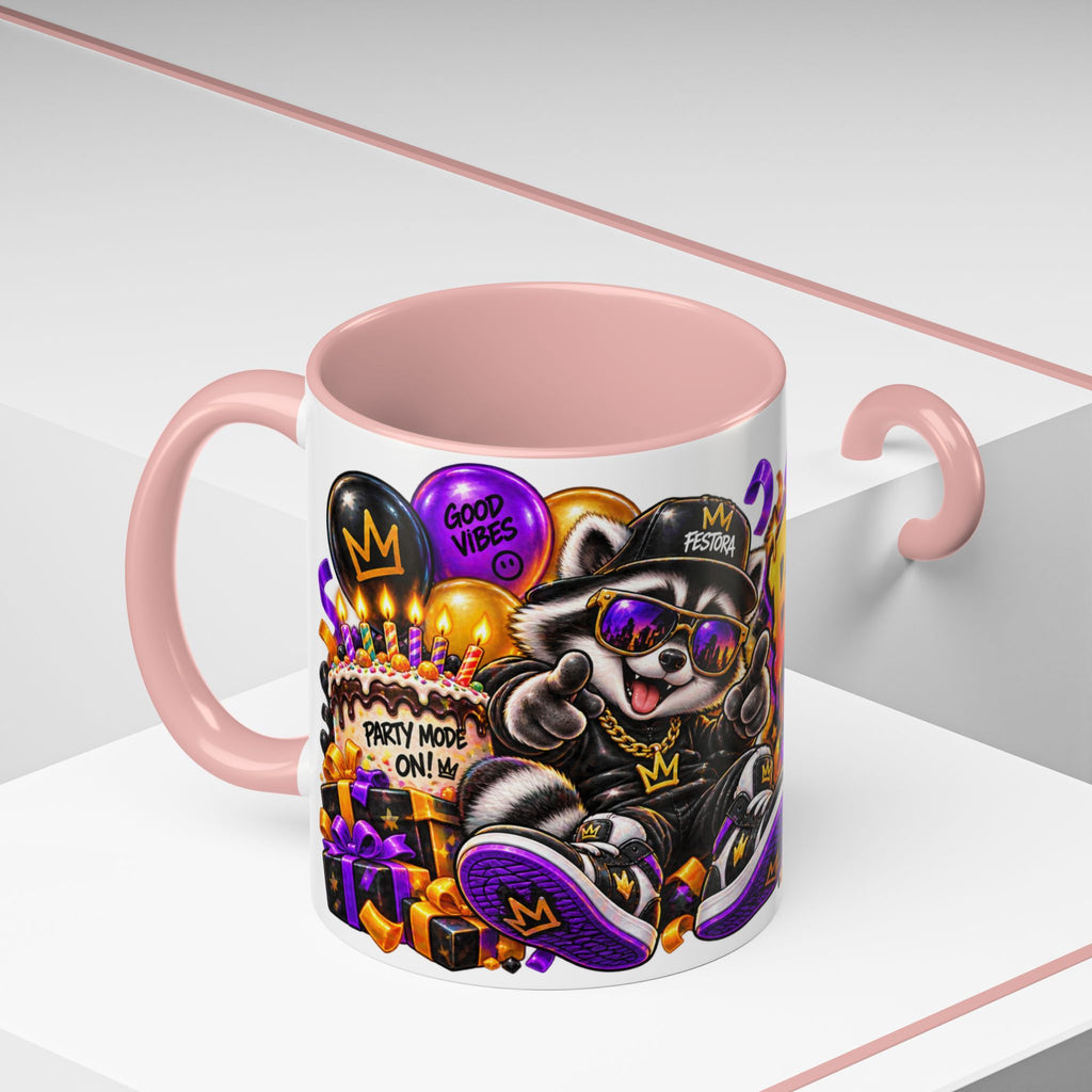 Festora Raccoon Birthday Mug – Birthday After Dark Coffee Cup