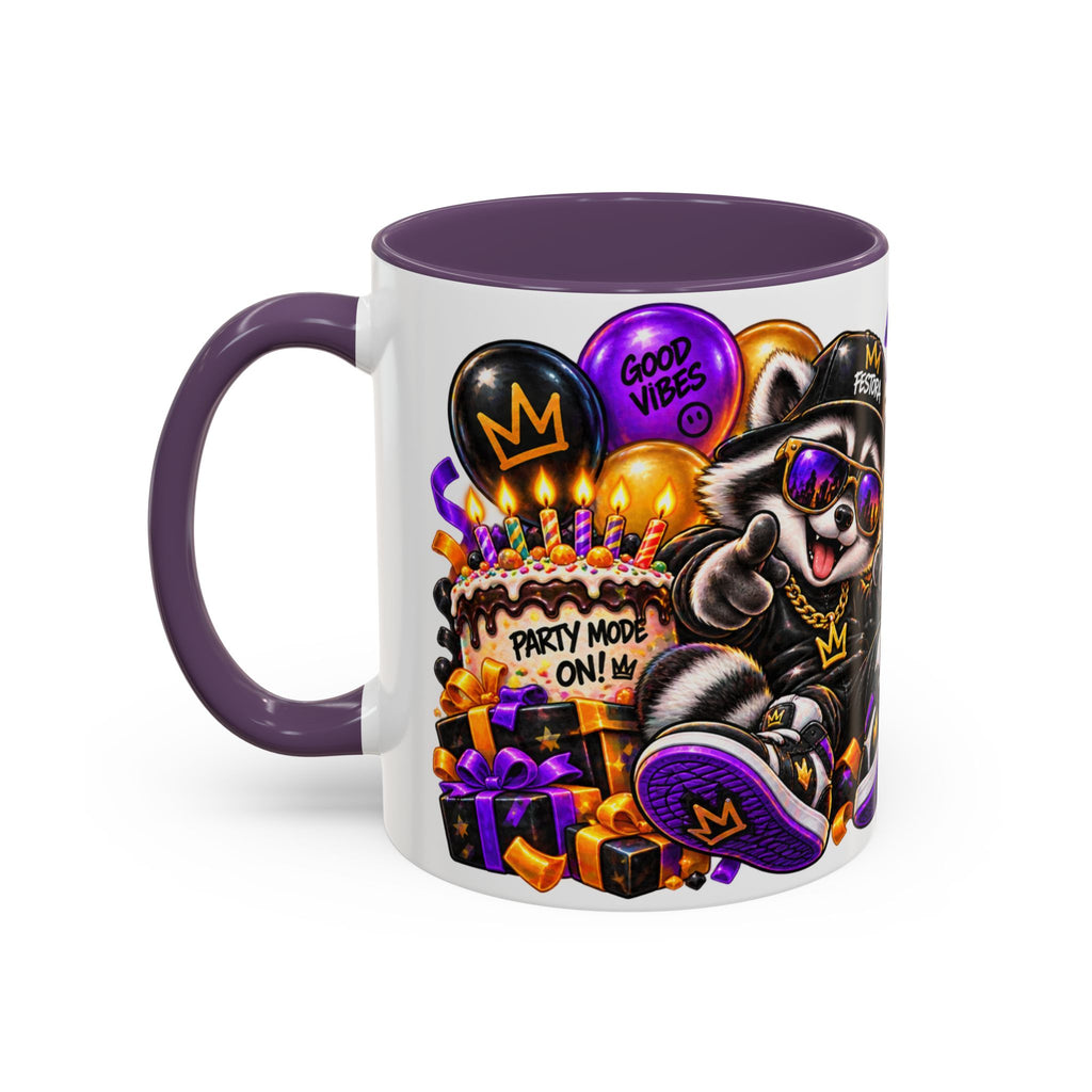 Festora Raccoon Birthday Mug – Birthday After Dark Coffee Cup