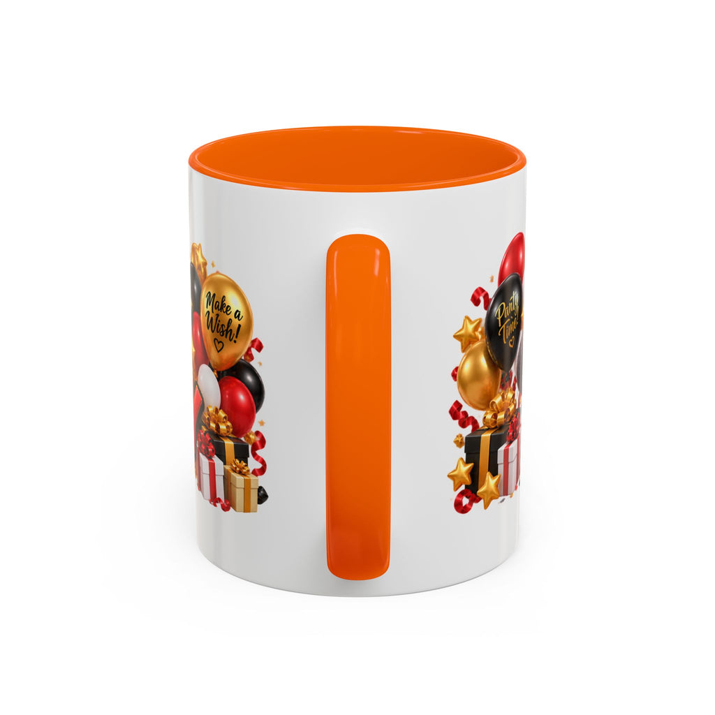 Happy Birthday Rhino Mug – Colorful 3D Birthday Gift – White Coffee Mug