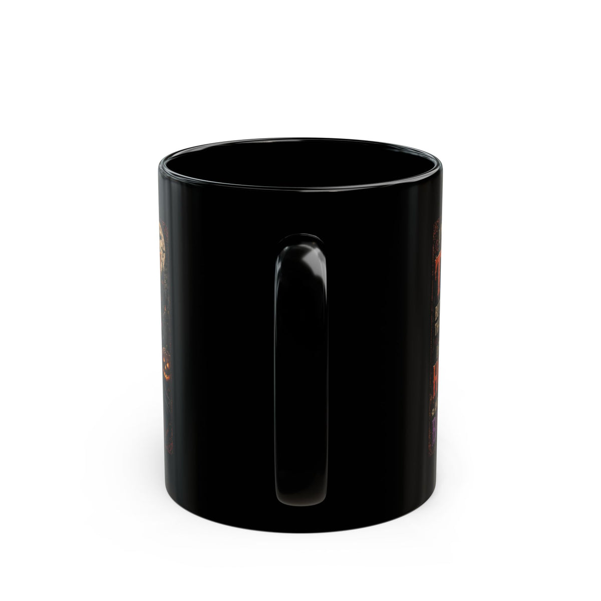 Halloween Chihuahua Mug — "I May Be Tiny... I Run This House" Black Coffee Cup (11oz/15oz)