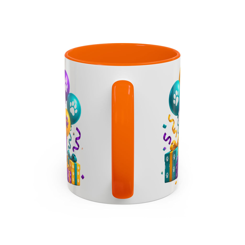 Beagle Birthday Mug – Fetch the Cake White Ceramic Coffee Cup
