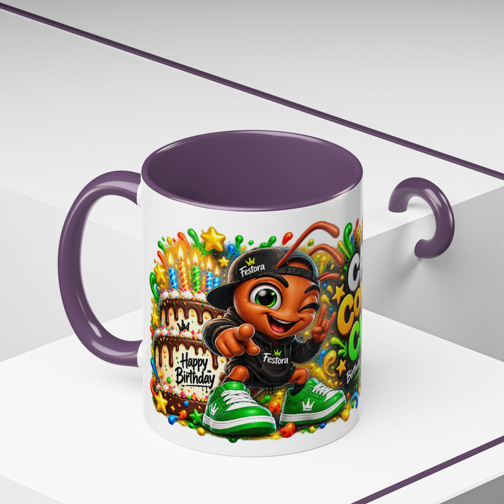 Festora Ant Birthday Mug – Cake Confetti Chaos Coffee Cup