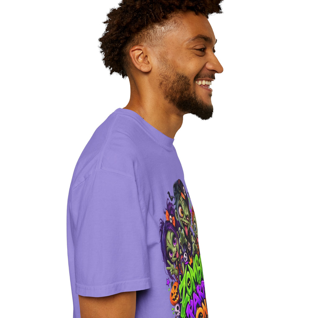 Zombie Party On! – Halloween Zombie Crew Graphic T-Shirt