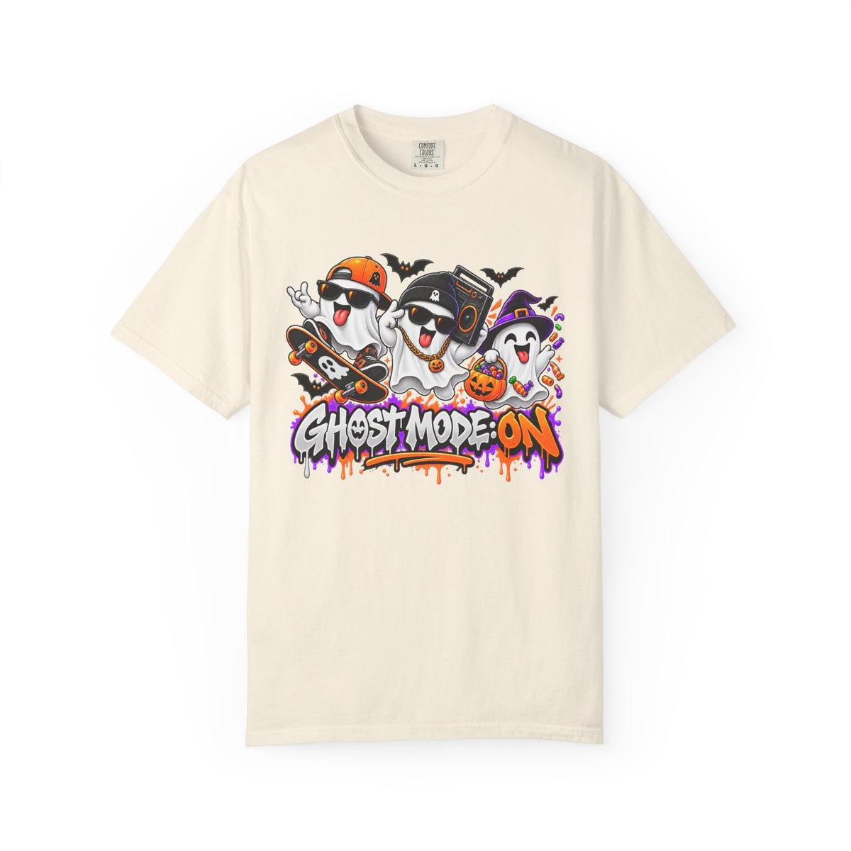 Ghost Mode: ON – Halloween Ghosts Graphic T-Shirt