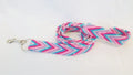 Pink Handmade Wayuu Dog Leash – Colorful Woven Pet Lead